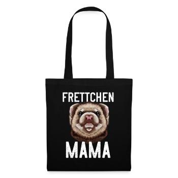 Maman furet - Sac en tissu - noir - Devant