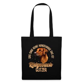 Rhodesian Ridgeback - Sac en tissu - noir - Devant