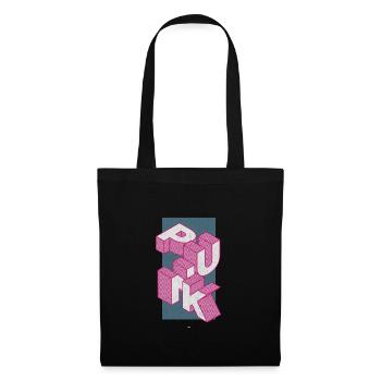 punk - Sac en tissu - noir - Devant