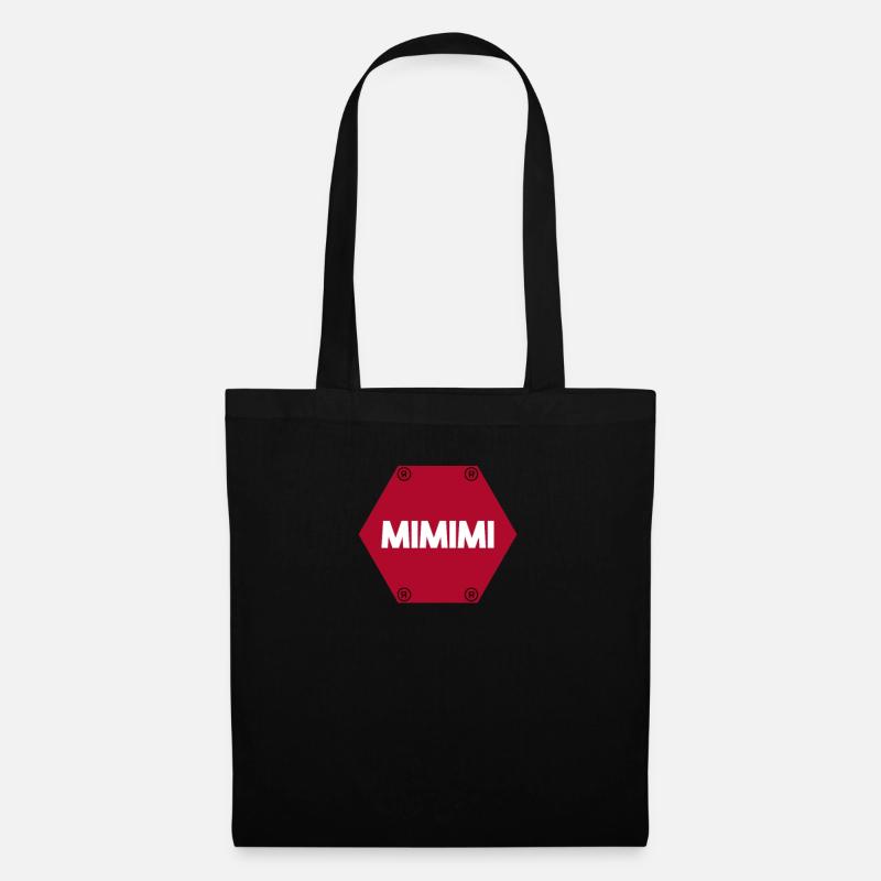 mimimi - Stoffbeutel - Schwarz
