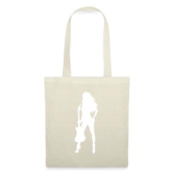 Conception de fille de rock chaud pour les fans de musique rock - Sac en tissu - nature - Devant