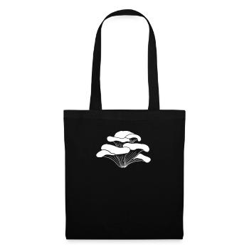 Toadstool design for mushroom fan sezz growers - Tote Bag - black - Front