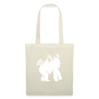 Conception de forêt de gorilles pour les amoureux de la nature - Sac en tissu - nature - Devant