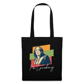 Kamala Harris I'm Speaking - Stoffbeutel - Schwarz - Vorne