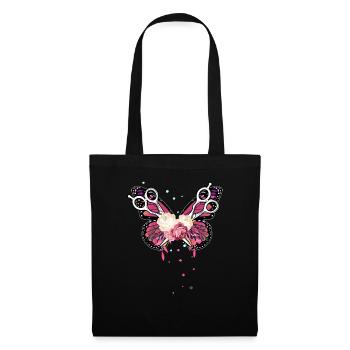 Coiffure Coiffeuse Coiffeuse Coiffeur Idée cadeau - Sac en tissu - noir - Devant
