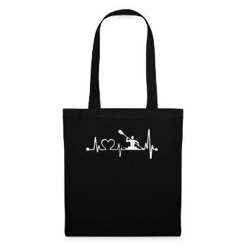 Kayaking Kayak Vintage - Tote Bag - black - Front