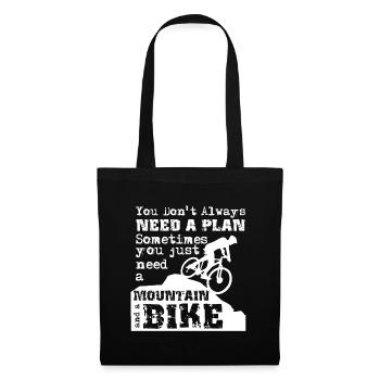 Downhill Mountain Bike Just One Mountain And One Bike - Tote Bag - black - Front