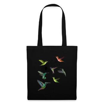 Chemise de l'oiseau-mouche Pissenlit Humminbird - Sac en tissu - noir - Devant