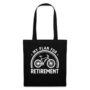 My Plan for Retirement - (E) - Tote Bag - black - Front