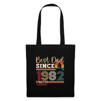 Men's Best Dad Since 1982 Father's Day Gift Fun - Tote Bag - black - Front