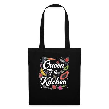 Queen Of The Kitchen Cooking Chef Cookery Women - Tote Bag - black - Front