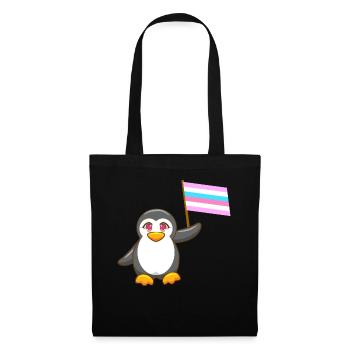 Gay Pride Antarctica Animal Penguin Bigender LGBT - Tote Bag - black - Front