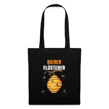 Lustiges Bienenzüchter Imker Bienen Flüsterer - Stoffbeutel - Schwarz - Vorne