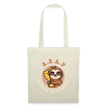 ASAP - As Slow As Possible Sloth - Tote Bag - nature - Front