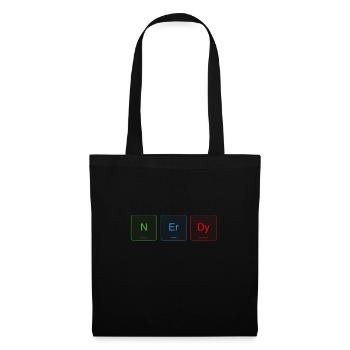 Nerdy Periodic Table - Tote Bag - black - Front