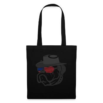 Patriotic German Boxer Dog USA United States - Tote Bag - black - Front