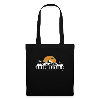 TrailRunning Trail Running Trailrunner Mountain Running - Tote Bag - black - Front