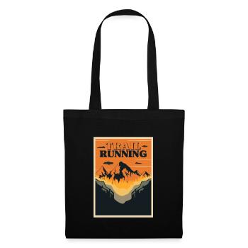 TrailRunning Trail Running Trailrunner Mountain Running - Tote Bag - black - Front