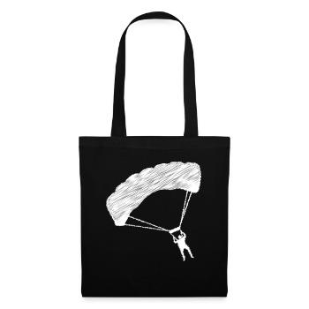 Parapente - (1) - Sac en tissu - noir - Devant