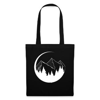 Circle - Mountain - (4) - Tote Bag - black - Front