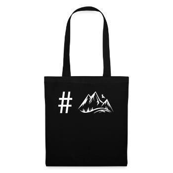 Hashtag - Mountain - - Tote Bag - black - Front