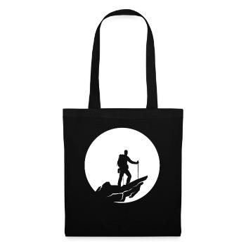 Lune - Randonnée - (4) - Sac en tissu - noir - Devant