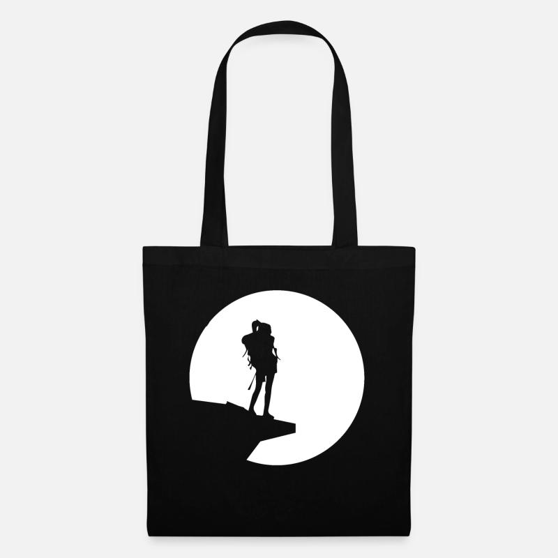 Lune - Randonnée - (9) - Sac en tissu - noir