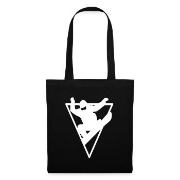Triangle - Snowboarding - Snowboarding - Women - Tote Bag - black - Front