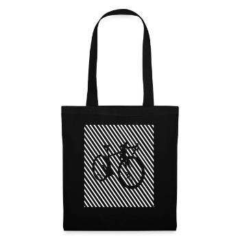 Cyclisme - (5) - Sac en tissu - noir - Devant