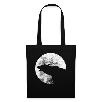 Moon - Bear - (2) - Tote Bag - black - Front