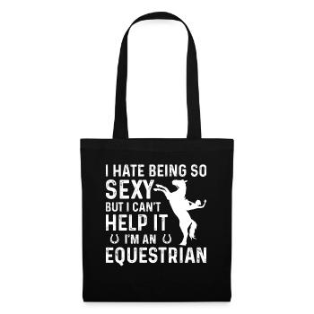 Je déteste être si sexy, mais je ne peux pas - Sac en tissu - noir - Devant