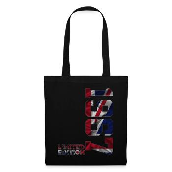 ÉDITION LIMITÉE ANGLETERRE 1967 Royaume-UNI 59E ANNIVERSAIRE - Sac en tissu - noir - Devant