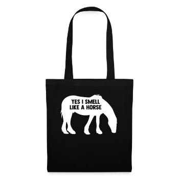Yes, I smell like a horse 1 - - Tote Bag - black - Front