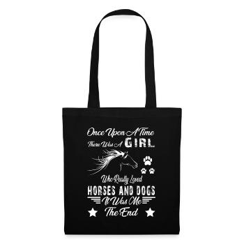 Once upon a time there was a girl 1 - - Tote Bag - black - Front