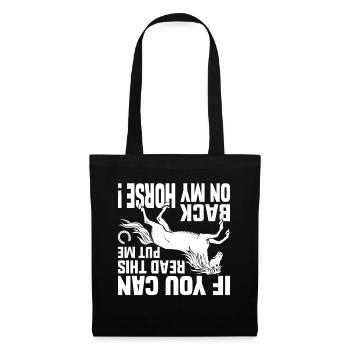 If you can read this, put me back on my - Tote Bag - black - Front