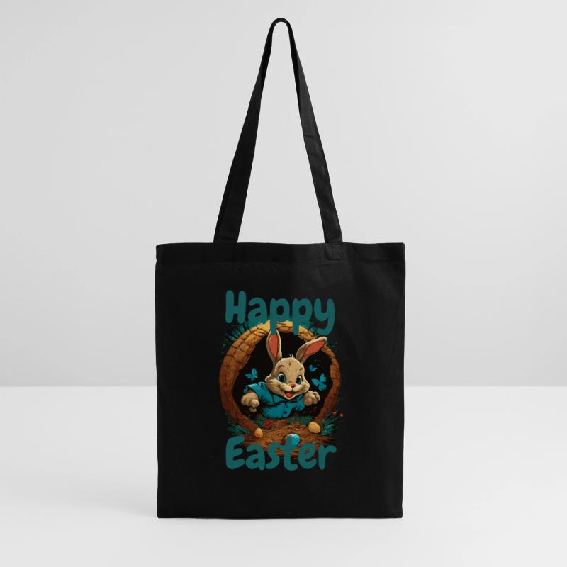 happy Easter Easter in the Easter basket Easter Tote Bag