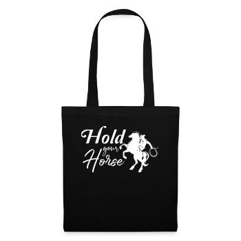 Keep your horse - - Tote Bag - black - Front