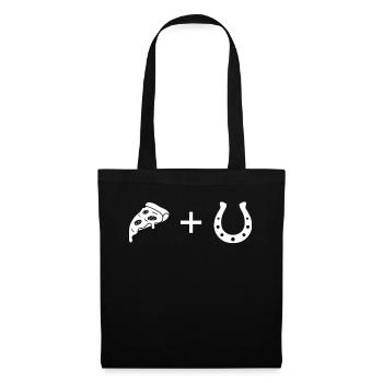 Pizza - Horseshoes - - Tote Bag - black - Front