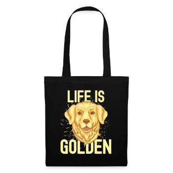 Life is golden - Tote Bag - black - Front