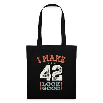 42 Birthday Funny 42 Years Old - Tote Bag - black - Front