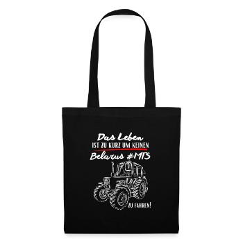 Biélorussie MTS-Life est trop court pour pas ... - Sac en tissu - noir - Devant