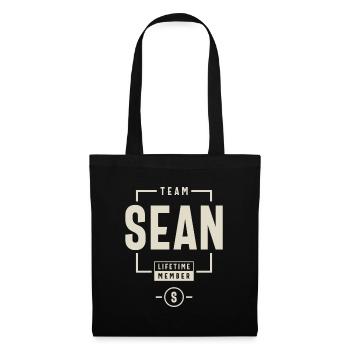 Team Sean Lifetime Member Sean Name - Tote Bag - black - Front