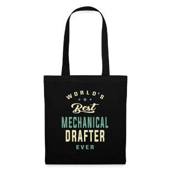 Mechanical Drafter Job Profession Birthday Worker - Tote Bag - black - Front