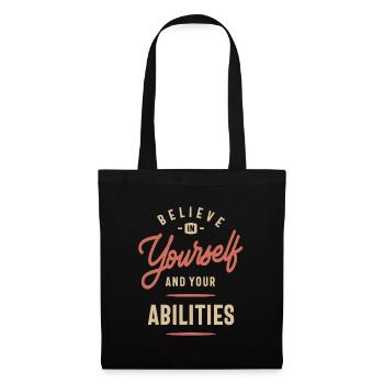 Motivational Quote - The Ultimate Power - Tote Bag - black - Front