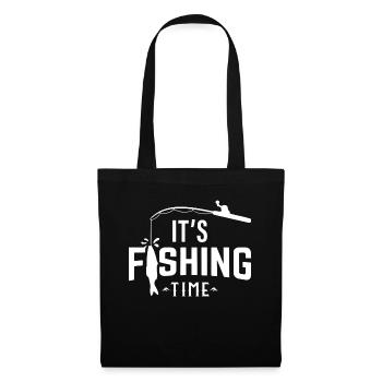 It's fishing time 1 - - Tote Bag - black - Front