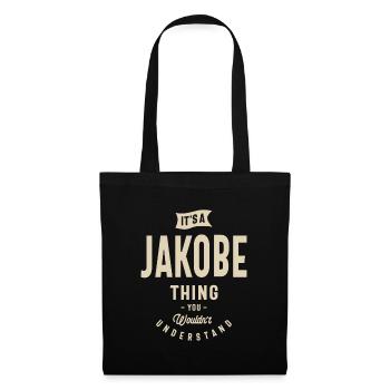 It's a Jakobe Thing - Name Jakobe - Tote Bag - black - Front