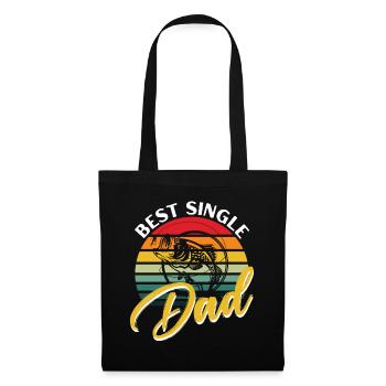 Best single father -. - Tote Bag - black - Front