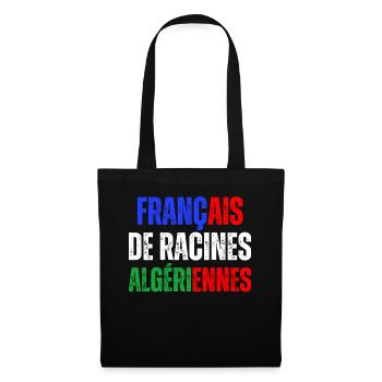 Français De Racines Algériennes Franco Algérien - Sac en tissu - noir - Devant