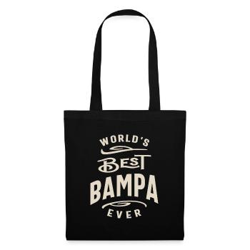 Le meilleur Bampa du monde - Papa, grand-père drôle - Sac en tissu - noir - Devant