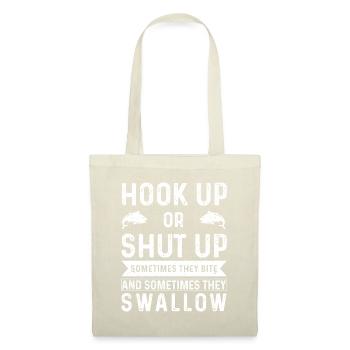 Brancher ou se taire Parfois, ils mordent et parfois - Sac en tissu - nature - Devant